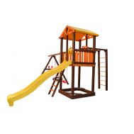 Игровой комплекс Perfetto sport «Pitigliano-6» + качели &quot;Паутина&quot;, фото 1