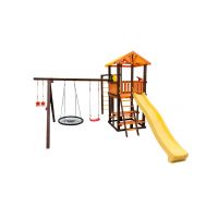 Игровой комплекс Perfetto sport «Bari-6» + качели &quot;Паутина&quot;, фото 1