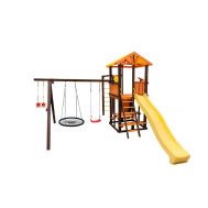 Игровой комплекс Perfetto sport «Bari-7» + качели &quot;Паутина&quot;, фото 1