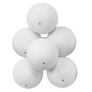 Мячи для настольного тенниса Атеми 1*, пластик, 40+, бел., 6 шт, фото 1