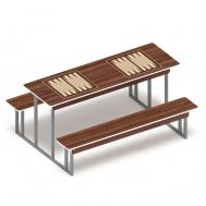 НАРДЫ столик взрослый МФ 32.01.03