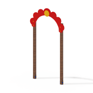 Ограждение для детской площадки АРКА РОМАШКА