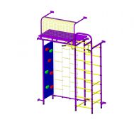 Пионер 10Л со скалодромом пурпурно/желтый