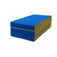 Мат № 4 (100 х 150 х 10) складной сине/жёлтый