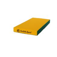 Мат № 1 (100 х 50 х 10) PERFETTO SPORT зелёно/жёлтый