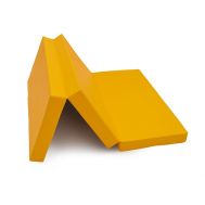 Мат № 4 (100 х 150 х 10) складной жёлтый, фото 1