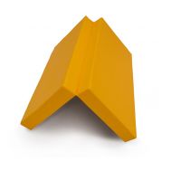 Мат № 10 (100 х 150 х 10) складной 1 сложение жёлтый