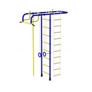 Детская шведская стенка ДСК Пионер сине/жёлтый, фото 1
