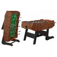 Настольный футбол (кикер) Maccabi 5 ф (140x75x89 см, махагон, складной)