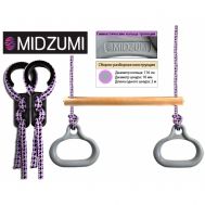 Кольца гимнастические 2 в 1 Midzumi