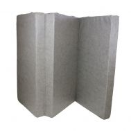 Мат №6 (150 х 100 х 10) Midzumi складной винилискожа (серый)