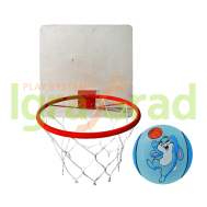 Кольцо баскетбольное + мяч IgraGrad, фото 1