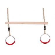 Деревянная трапеция с круглыми кольцами IgraGrad