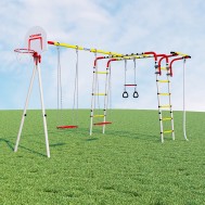 Детский спортивный комплекс для дачи Romana Акробат-2 (фанерные качели)