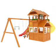 Детская площадка IgraGrad Клубный домик 3 с трубой Luxe