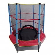 Детский батут DFC Trampoline Fitness 55 дюймов с сеткой (137см), фото 1