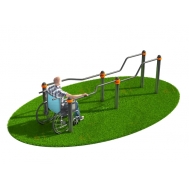 Брусья изогнутые разноуровневые СВС-129