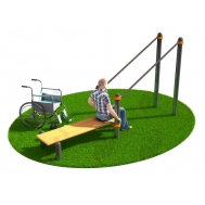 Брусья в подъем со скамьей СВС-136-М