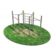 Шведская стенка с шестью турниками СВС-38