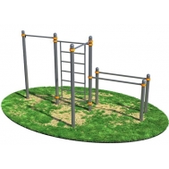 Два турника, брусья, шведская стенка СВС-29