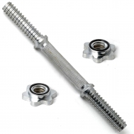 Гриф хром. 350 мм 26 мм замок кольцевая гайка RB14T-26, фото 1