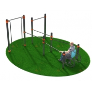 Спортивный комплекс, адаптированный для инвалидов-колясочников СВС-128