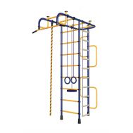 Детская шведская стенка ДСК Пионер 3М сине/жёлтый, фото 1