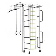 Детская шведская стенка ДСК Пионер 3М бело/серый, фото 1