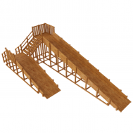 Детская зиняя горка АРКТИКА Самсон