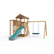 Детская игровая площадка Лео с гнездом (окрашенная)