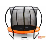 Батут GLOBAL SLF 10 футов с внутренней сеткой и лестницей