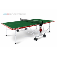 Теннисный стол START LINE Compact Expert Outdoor Green с сеткой
