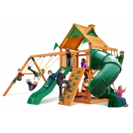 Детская деревянная игровая площадка АЛЬПИНИСТ