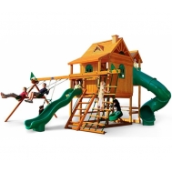 Детская деревянная игровая площадка ГОРНЫЙ ДОМ ДЕЛЮКС