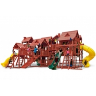 Детская деревянная игровая площадка МЕТРОПОЛИС