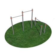 Двойной турник с брусьями СВС-76