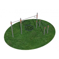 Турник, брусья, каркас для крепления качелей СВС-83