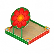 ЦВЕТОК песочница с навесом ИО 5.01.08-01