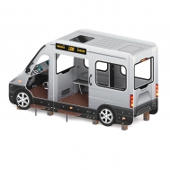 Беседка АВТОБУС для детской площадки МФ 10.03.13-02