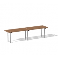 СКАМЬЯ для детской площадки МФ 42.01.04