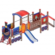 ПАРОВОЗИК детский игровой комплекс ДИК 1.03.5.02-01 (H=750)