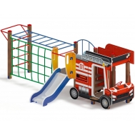 ПОЖАРНАЯ МАШИНА детский игровой комплекс ДИК 1.03.2.04-01 (H=750)