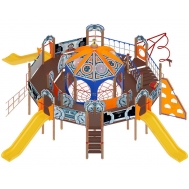 РОССИЯ КОСМИЧЕСКАЯ детский игровой комплекс ДИК 2.29.01 (H=1200)