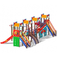 ЗАМОК детский игровой комплекс ДИК 2.18.10-01 (H=1500 H=2000)