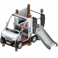 МАШИНКА С ГОРКОЙ 1 детский игровой комплекс ДИК 1.03.1.01-02 (H=750)