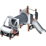 МАШИНКА С ГОРКОЙ 3 детский игровой комплекс ДИК 1.03.1.03-02 (H=750)