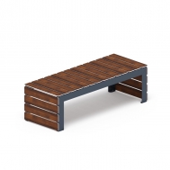 Скамья (темный дуб) для детской площадки МФ 42.02.03