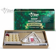 Бильярд. Комплект аксессуаров ПИРАМИДА, фото 1