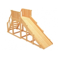 Зимняя горка ЗИМА WOOD-2 Савушка (скат 3 м), фото 1