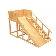 Зимняя горка ЗИМА WOOD-3 Савушка (скат 3 м)